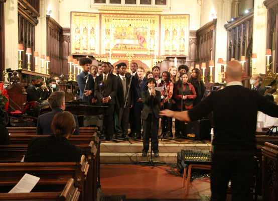 Carol Service 2021 - music and singing by our students